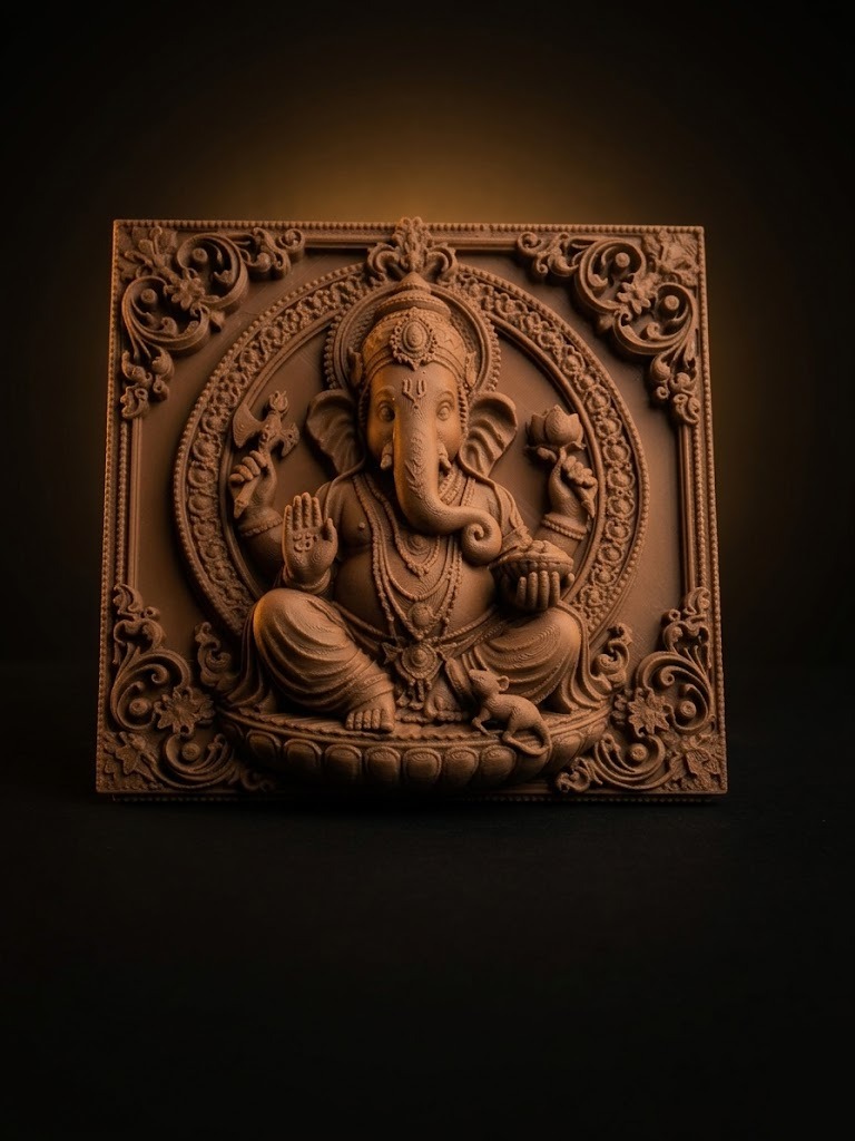 Ganesha Relief Panel